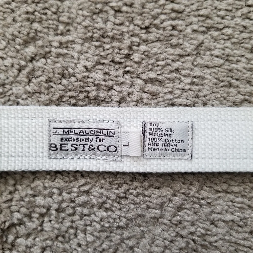Boys J.McLaughlin Canvas Belt